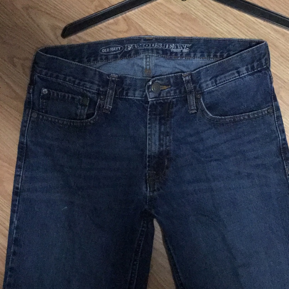 Blue jeans worn 2 to three times